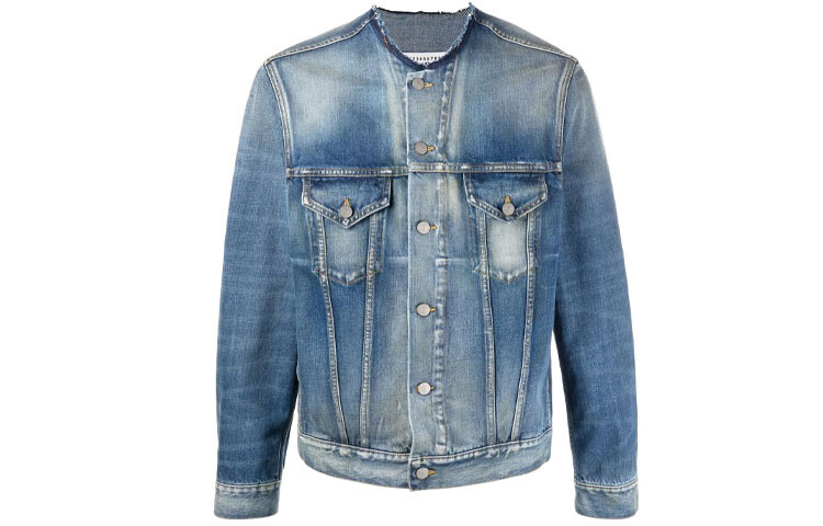 

Джинсовая куртка мужская синяя Maison Margiela, синий
