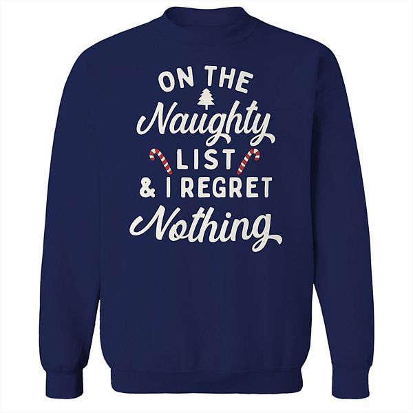 

Мужской флисовый свитер "В списке непослушных" Licensed Character