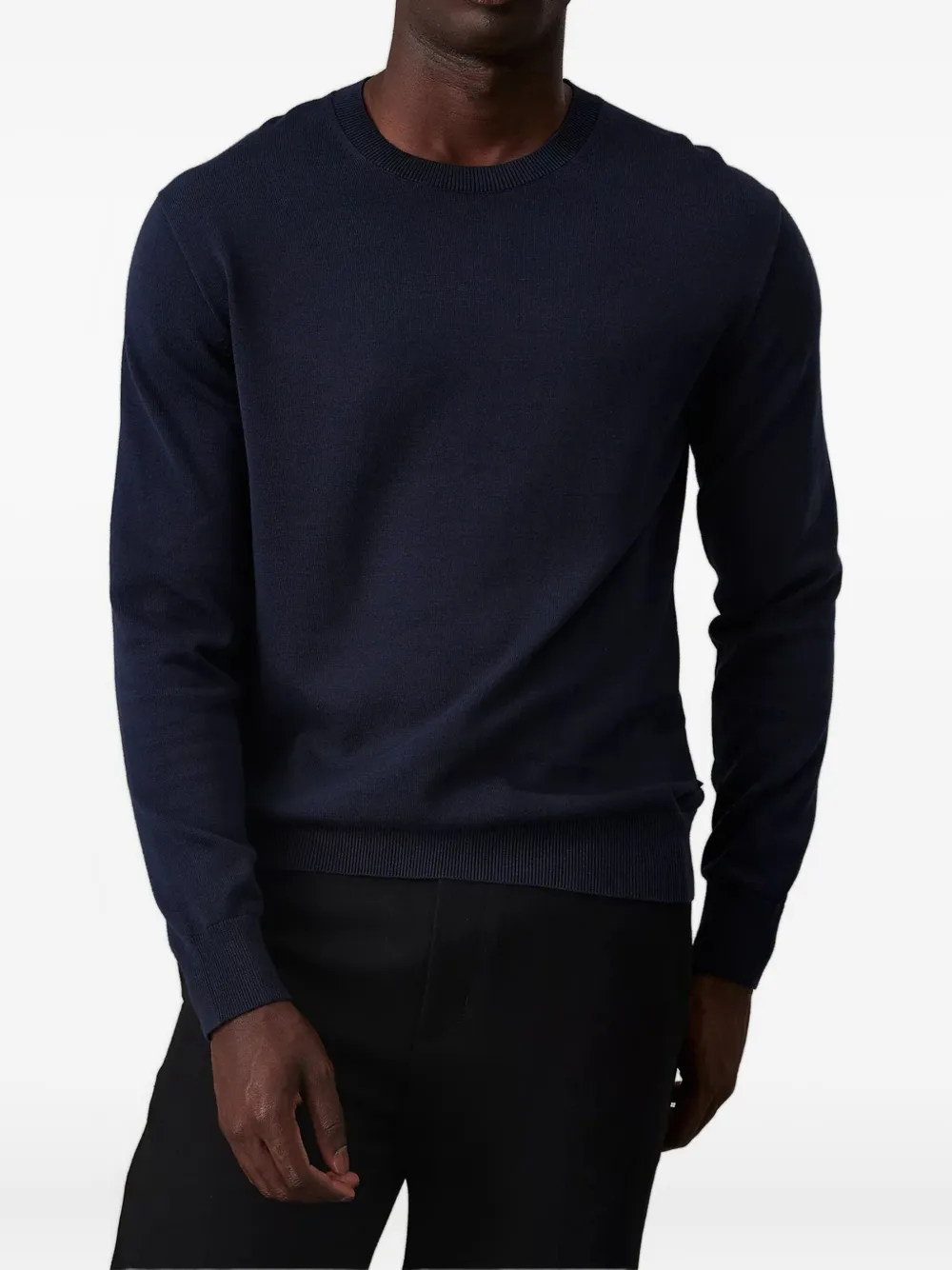

Хлопковый свитер Calvin Klein, синий