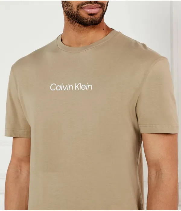 Футболка Comfort fit Calvin Klein, бежевый — фото 4