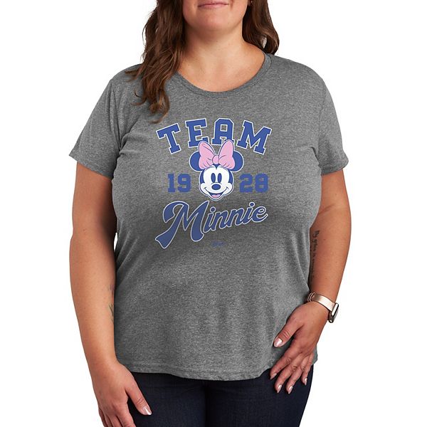 

Футболка Minnie Mouse est 1928 Plus size Disney, Heather Gray
