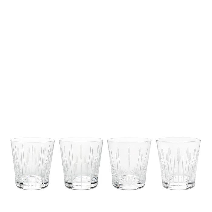

Lalique стаканы Lotus, набор из 4 шт, белый