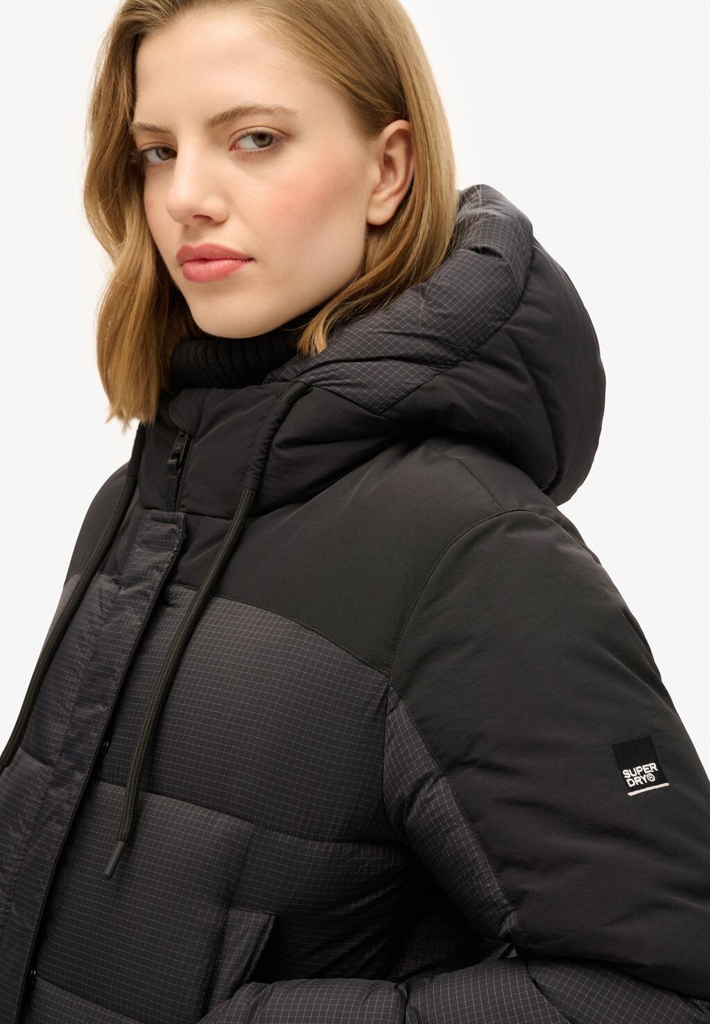 

Зимняя куртка RIPSTOP Superdry, черный