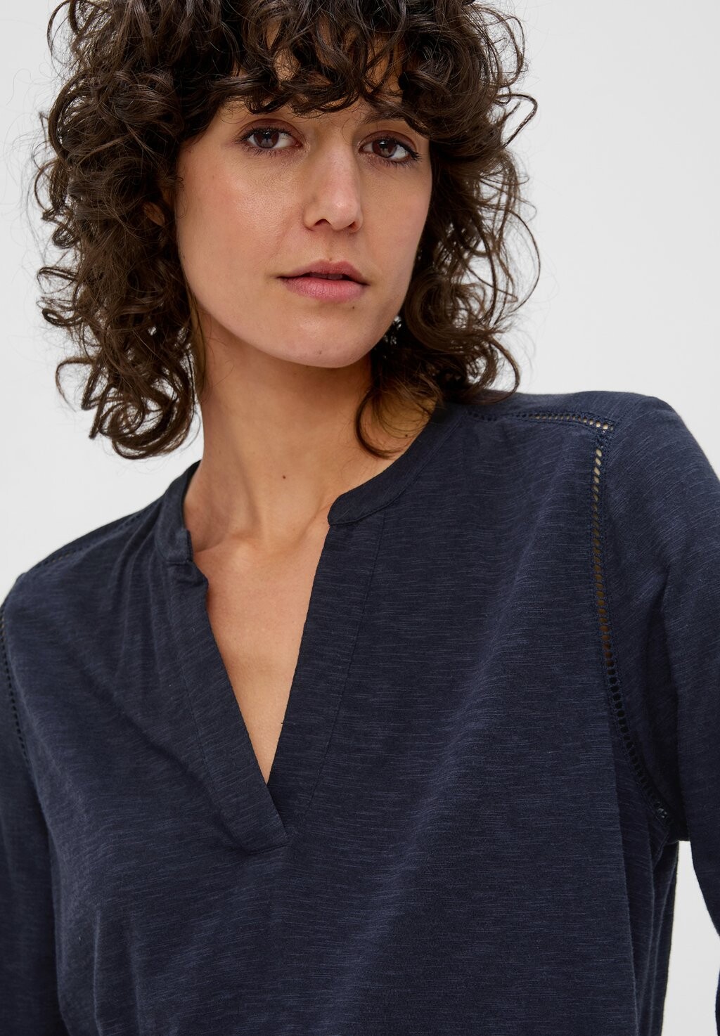 

Рубашка с длинным рукавом s.Oliver, черный