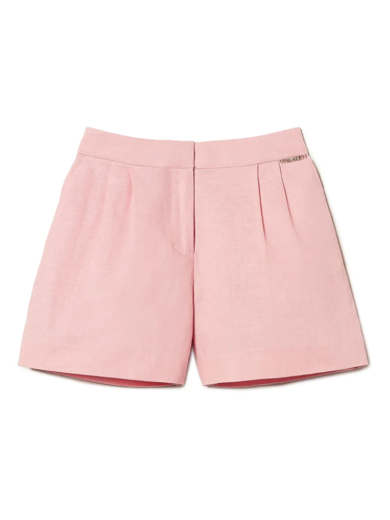 

TWINSET Kids шорты из смесового льна, розовый