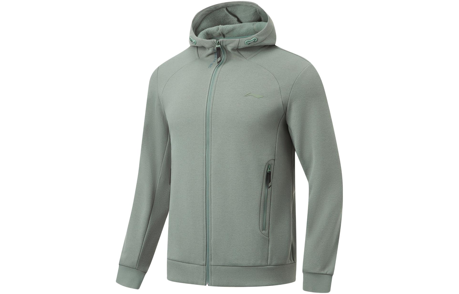 

Толстовка для фитнеса LiNing Men's Gray Green