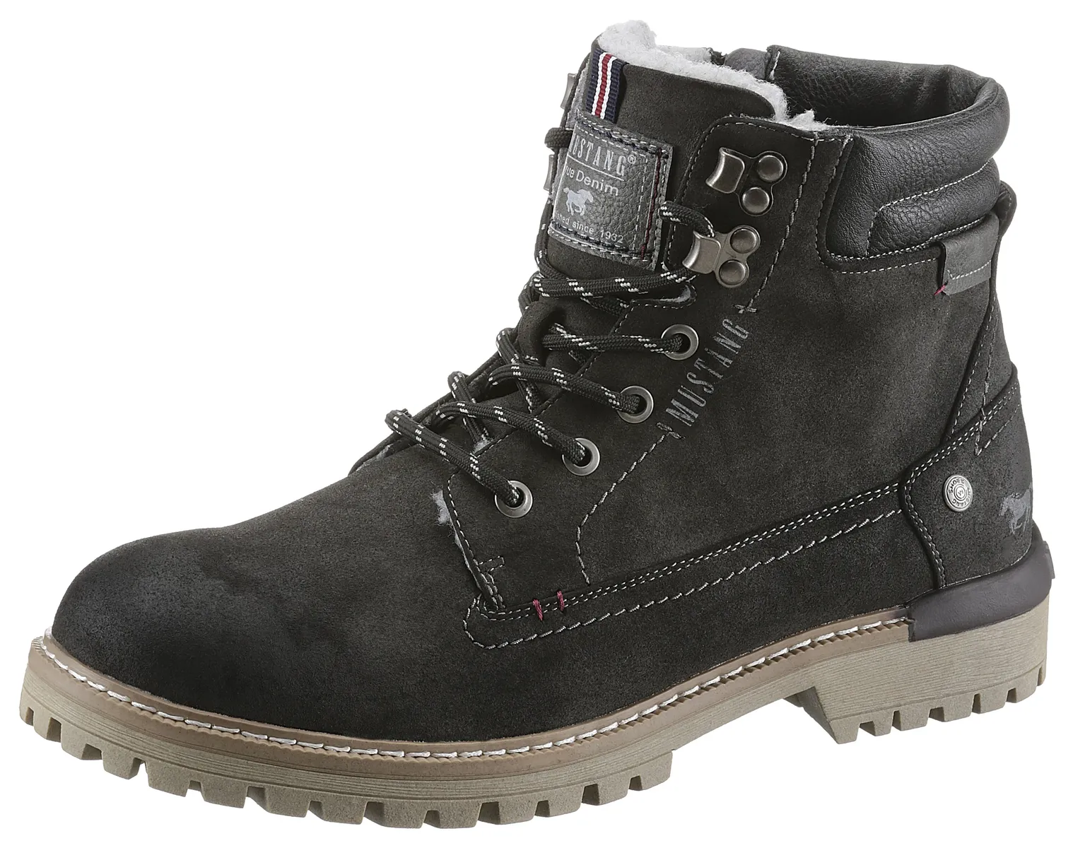 

Зимние ботинки Mustang Shoes, серый