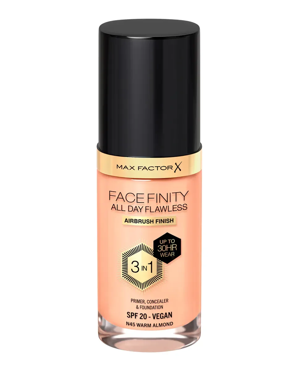 Тональная основа Facefinity Foundation Max Factor, N45 Warm Almond
