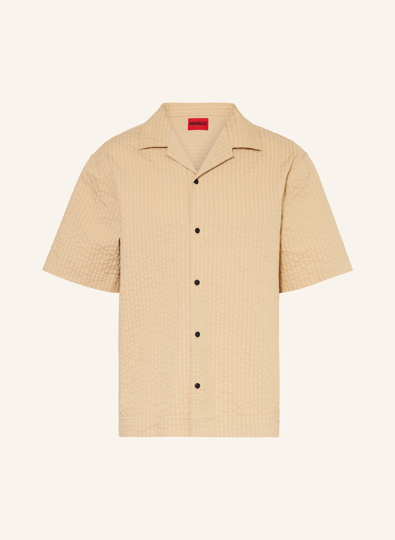 

Рубашка свободного покроя espino oversize fit Hugo, бежевый