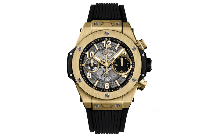

HUBLOT Часы мужские BIG BANG Soul с автоматическим механическим механизмом, черный циферблат 42 мм, корпус из 18-каратного золота