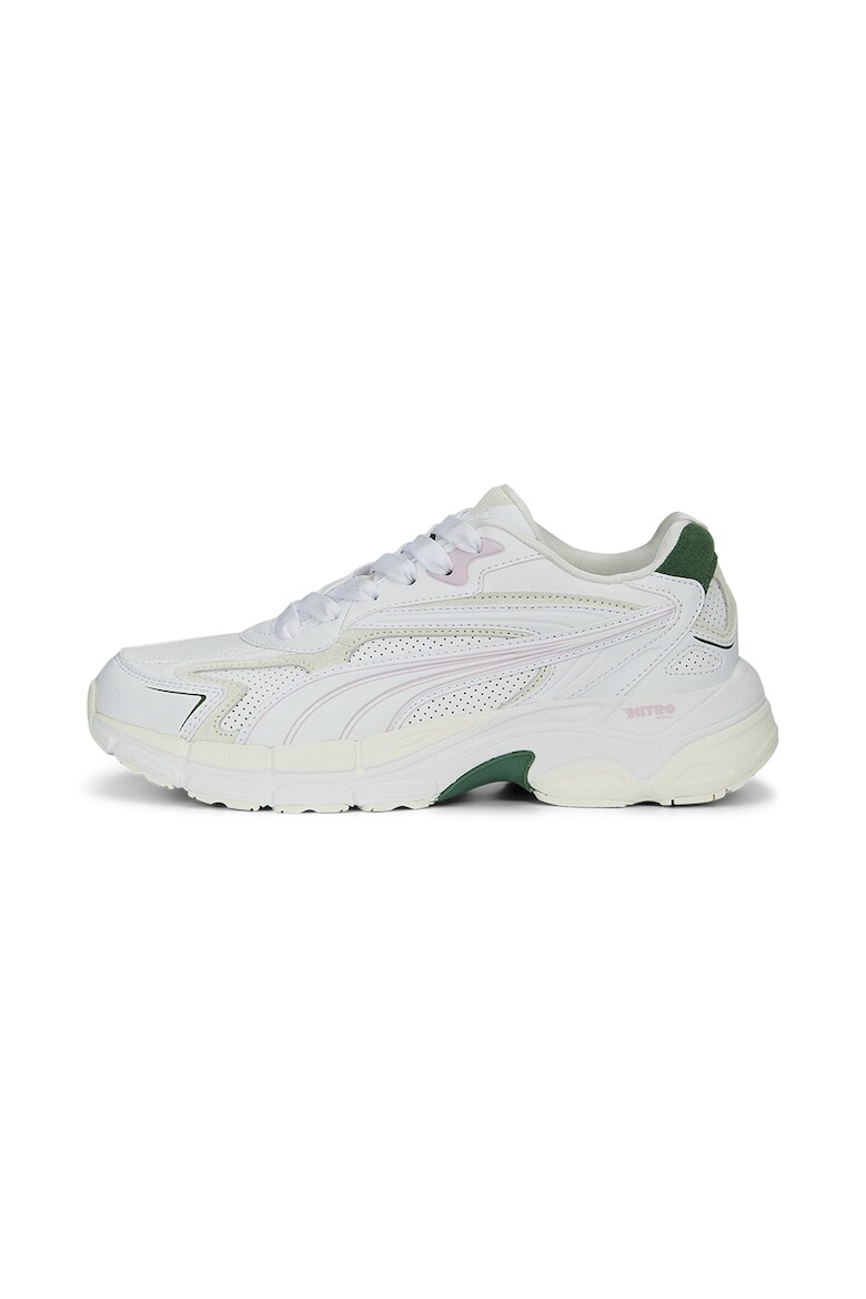 

Туфли Teveris Nitro из экокожи и замши Puma, зеленый