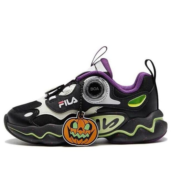 

Кроссовки classic running shoes 'black grey purple' Fila, черный