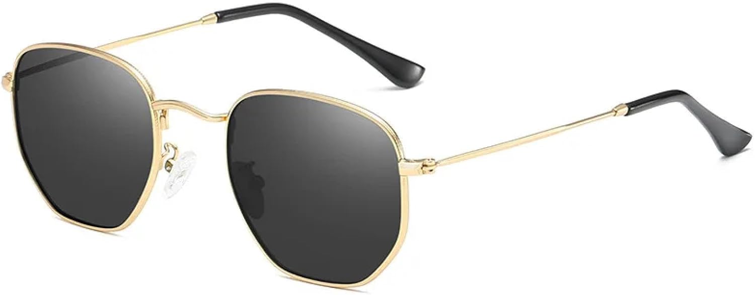 

Солнцезащитные очки с защитой UV400 | Металлическая оправа, линзы конфетного цвета | Для женщин и мужчин, для занятий спортом на открытом воздухе и вождения DSVIGF, Black C4