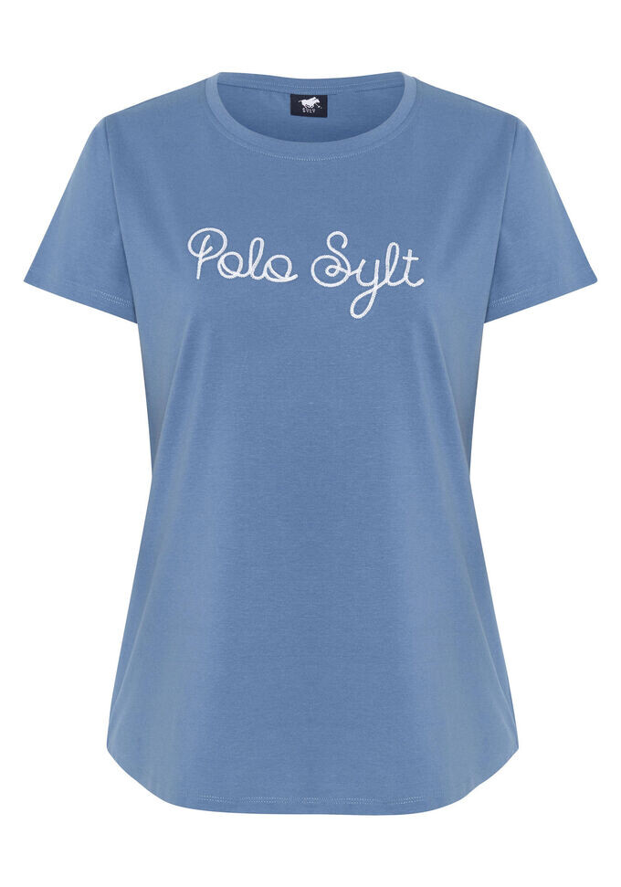 

Футболка с дизайном этикетки Polo Sylt, синий