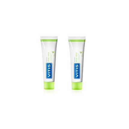 

Зубная паста Duplo Aloe Vera со вкусом яблока, 2x150 мл + 75 мл Vitis