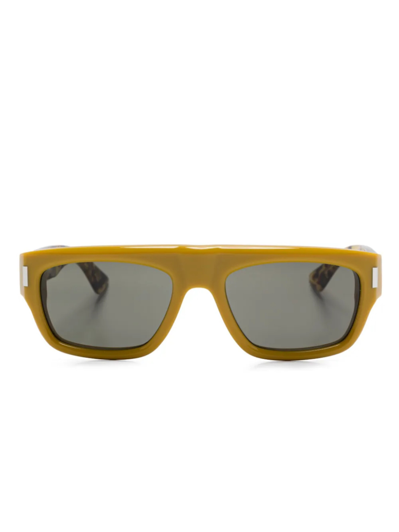 

Солнцезащитные очки в прямоугольной оправе Saint Laurent Eyewear, желтый