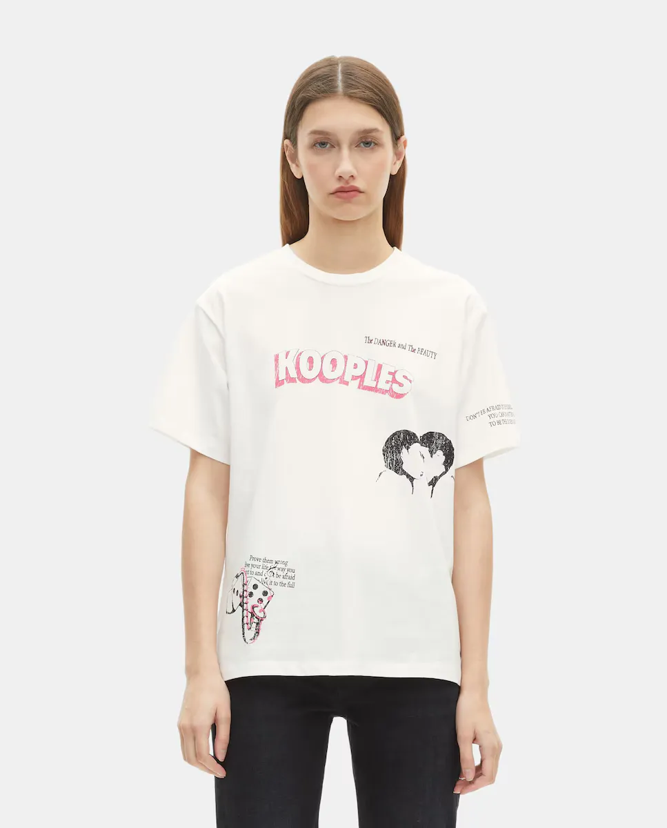 

Футболка с принтом The Kooples, белый
