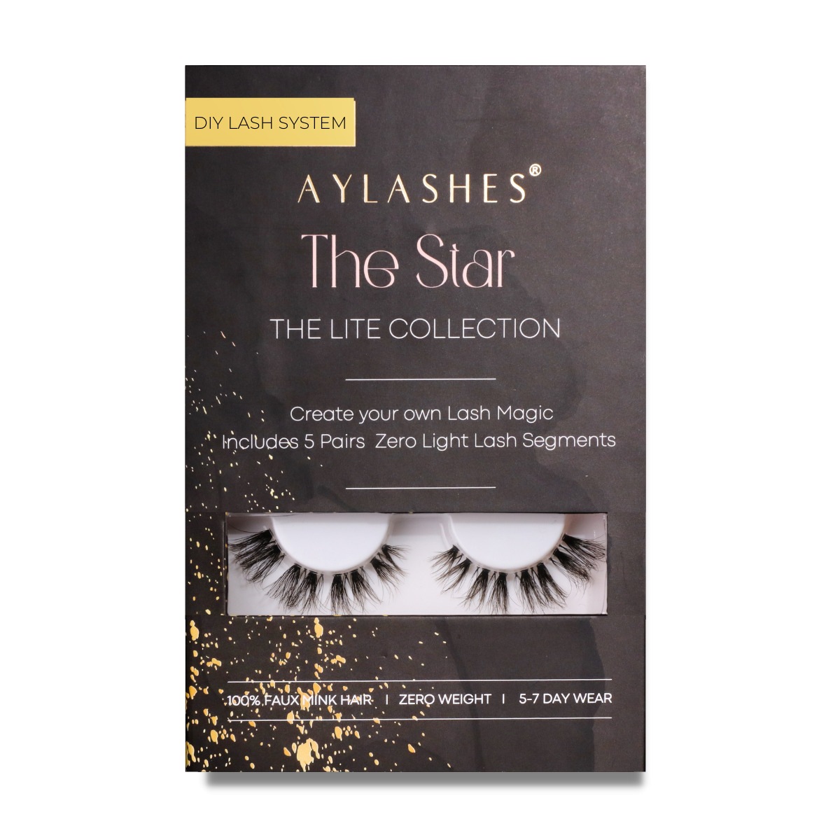 

Искусственные ресницы maxi box - 5 paar - schwarz. Aylashes, the star maxi (10mm-12mm), количество 1 шт.