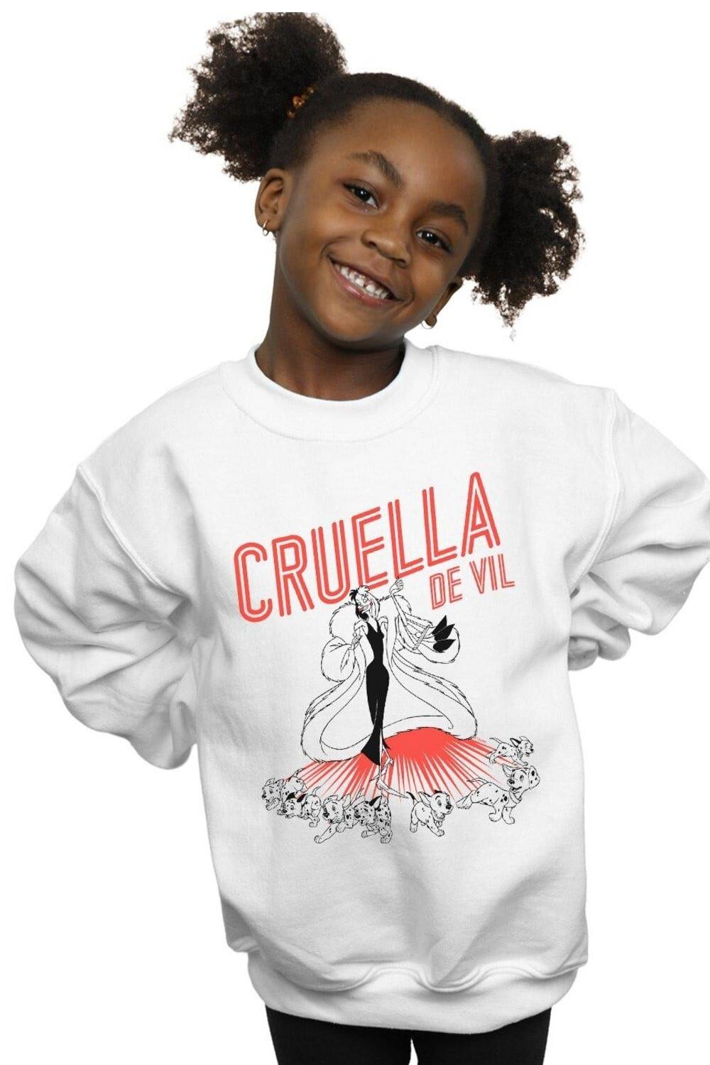 

Толстовка Cruella De Vil «Далматинцы» Disney, белый