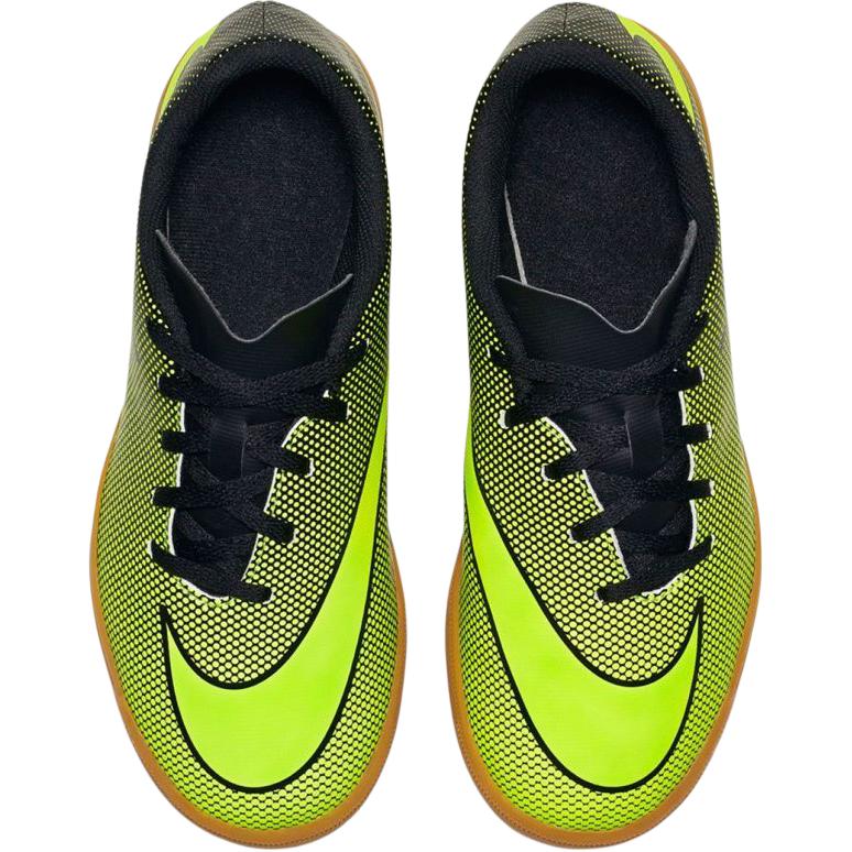 Nike Детские футбольные бутсы Bravata Low top черные желтые Unisex — фото 3