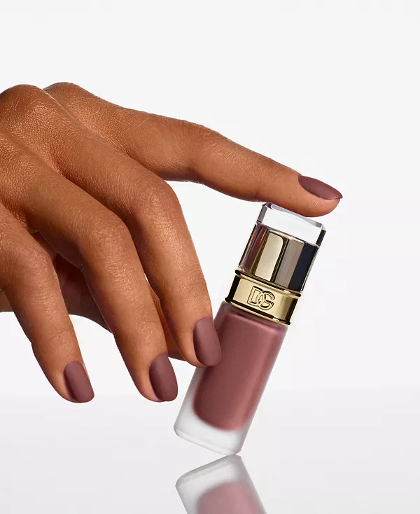 Быстросохнущий стойкий матовый лак для ногтей My nail match Dolce&Gabbana, 04 my lush rosewood - intense brown mauve — фото 2