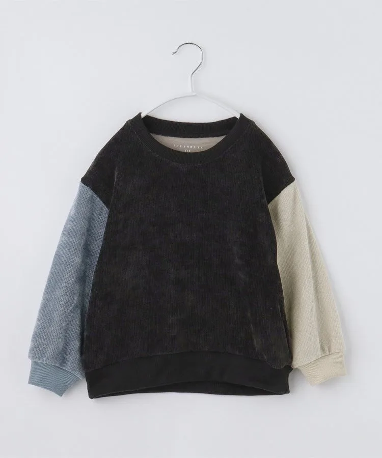 Бархатный мохеровый пуловер THE SHOP TK, Black(519)