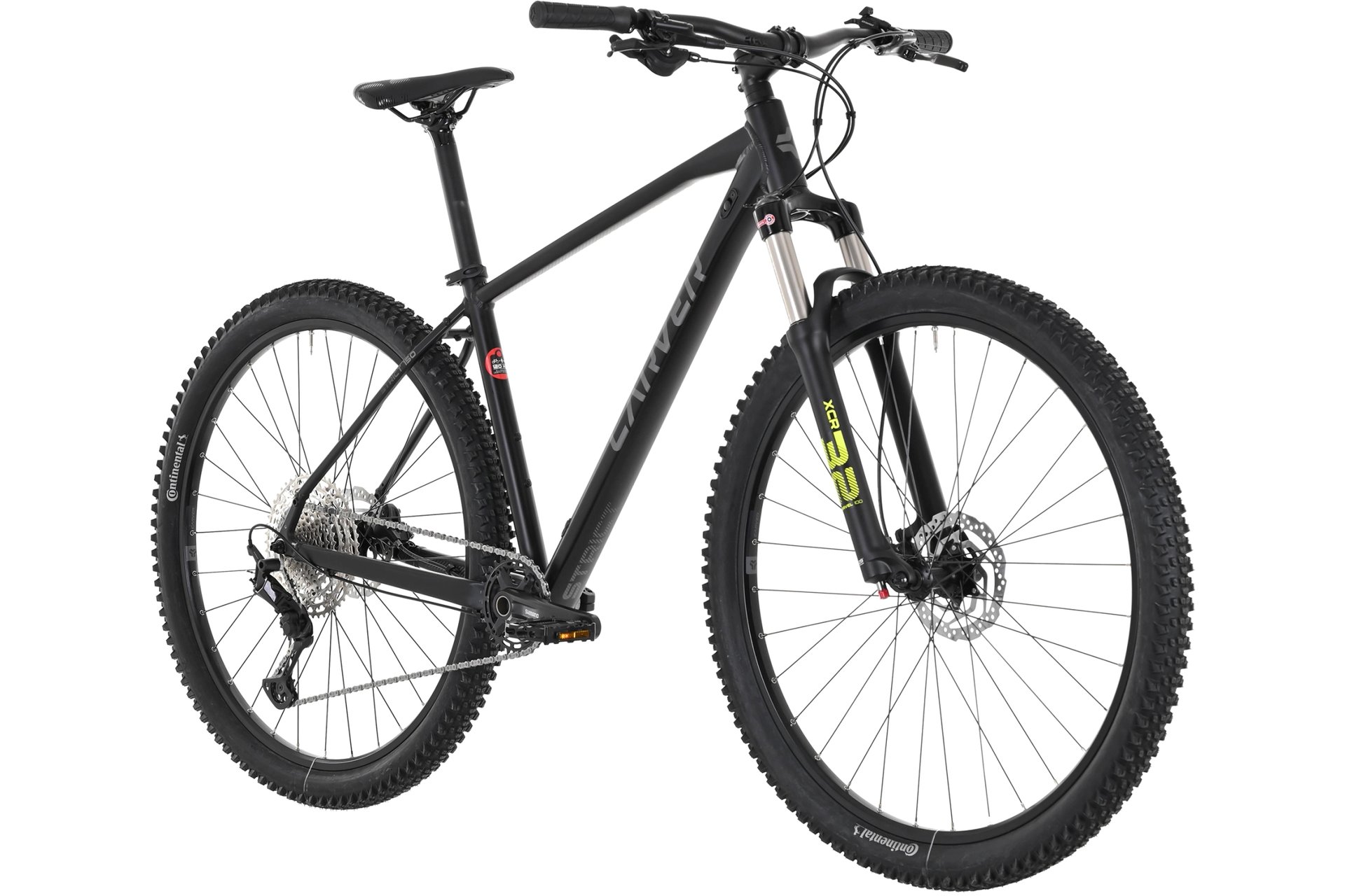 Горный велосипед Carver Strict 150 - 27,5 дюймов - Diamant - 2023, цвет Schwarz|black/anthracite/neon yellow — фото 2