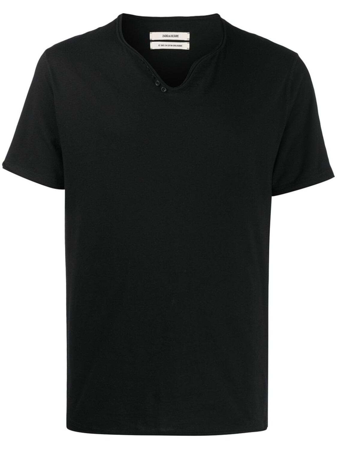 

Zadig&Voltaire футболка хенли Monastir, черный