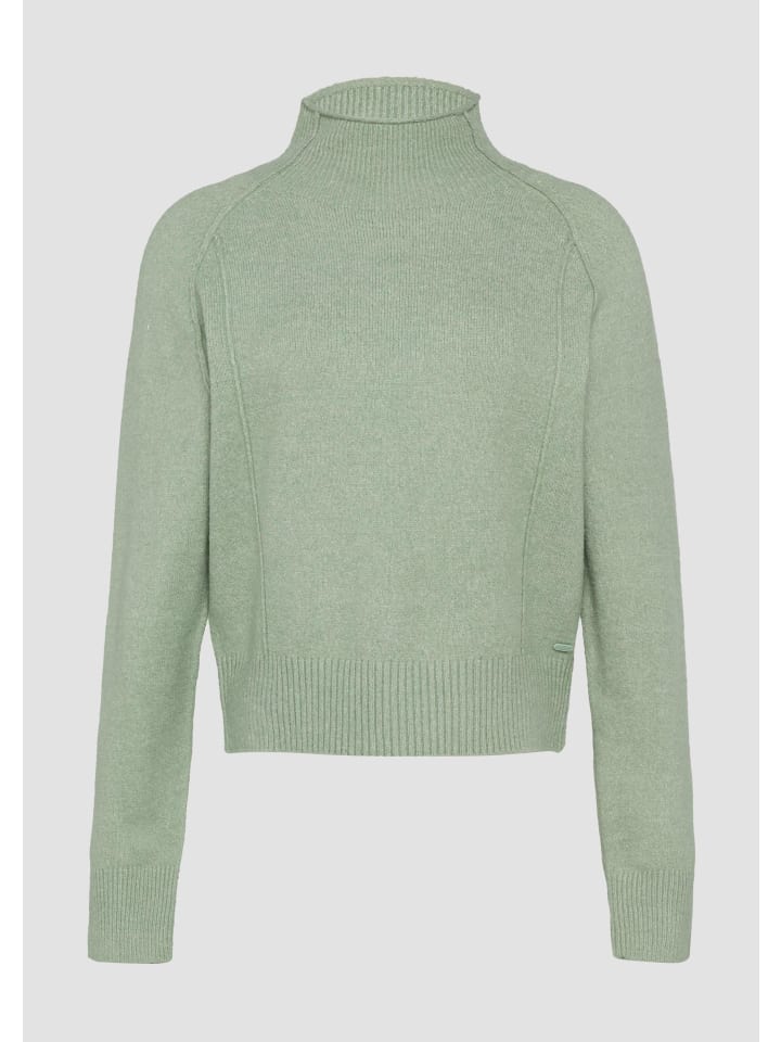 

Вязаный свитер в цвете 72W0_зеленый шалфей QS