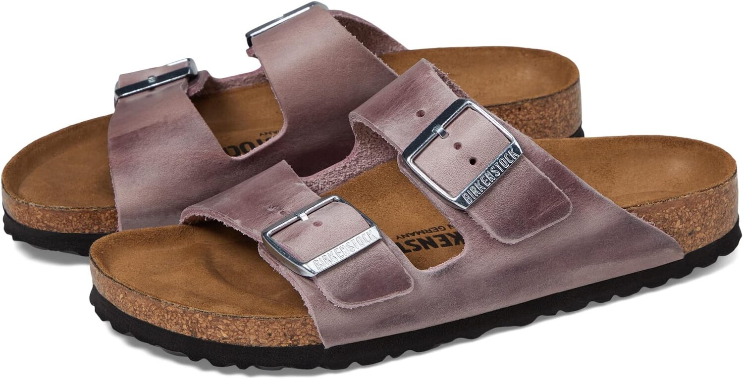 

Сандалии на плоской подошве Arizona - Oiled Leather (Unisex) Birkenstock, лаванда