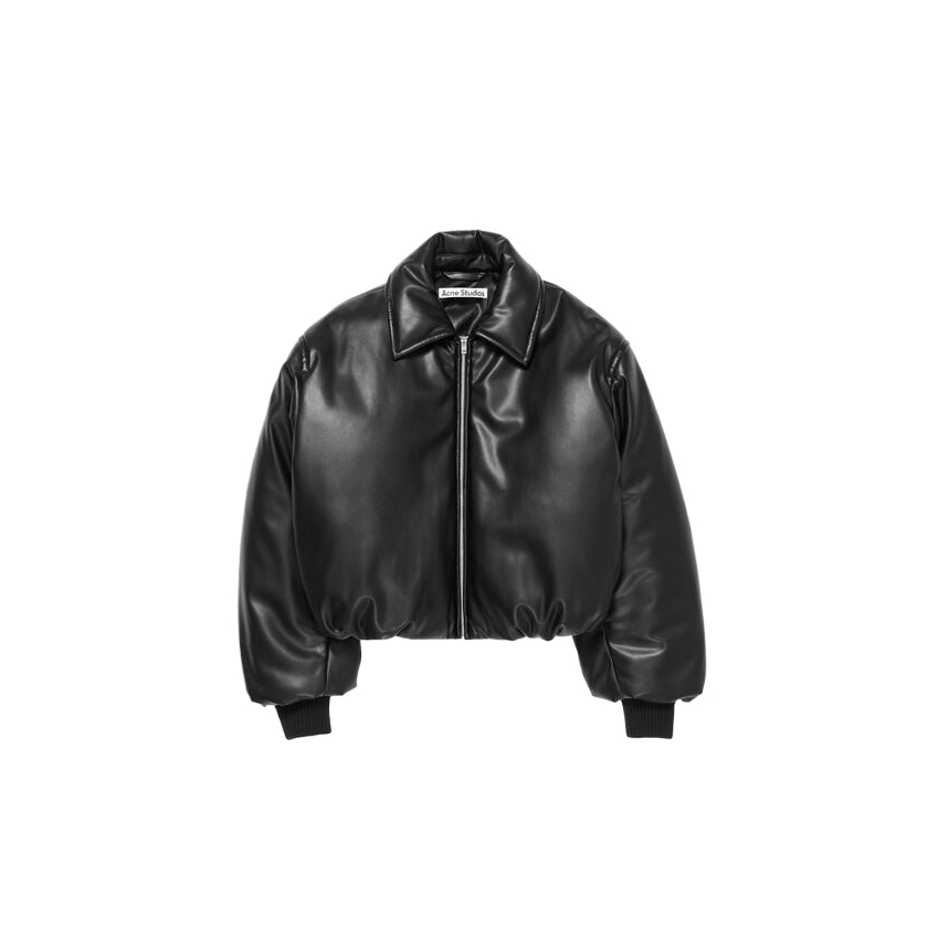 

Acne Studios Кожаная куртка на подкладке, Black