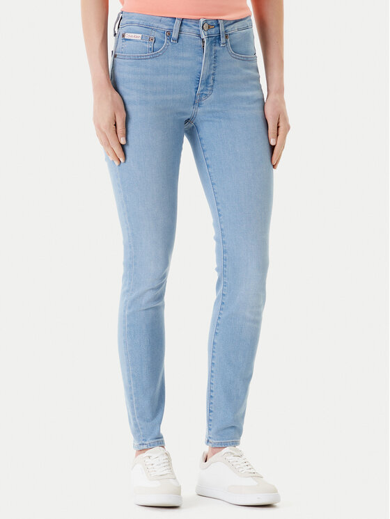 

Обтягивающие джинсы LV047C776G Calvin Klein Jeans, синий