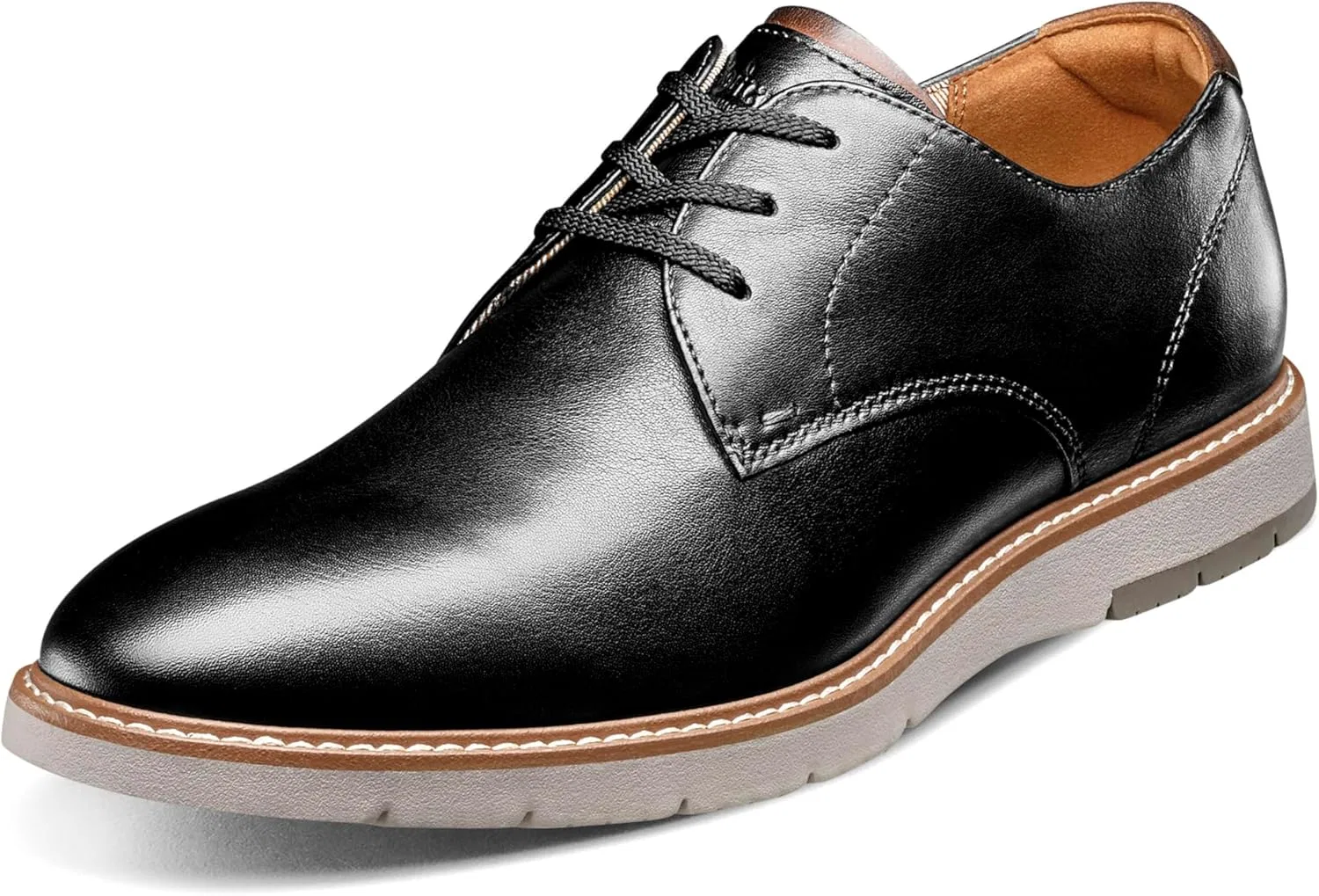 Мужские оксфорды Florsheim Viso с гладким носком, Black Multi