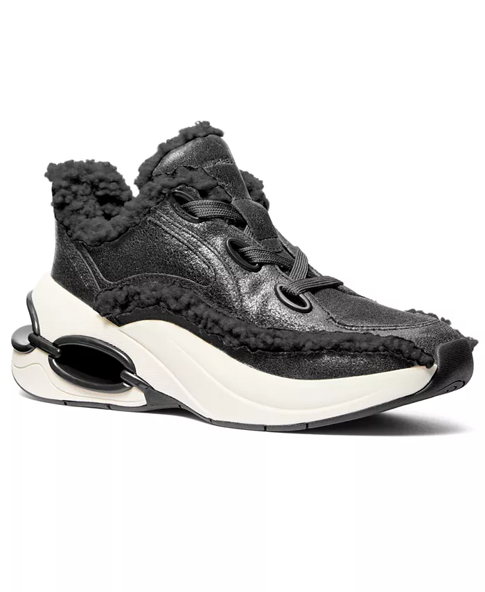 Michael Kors женские кроссовки Toni Trainer Fur Michael Kors, черный