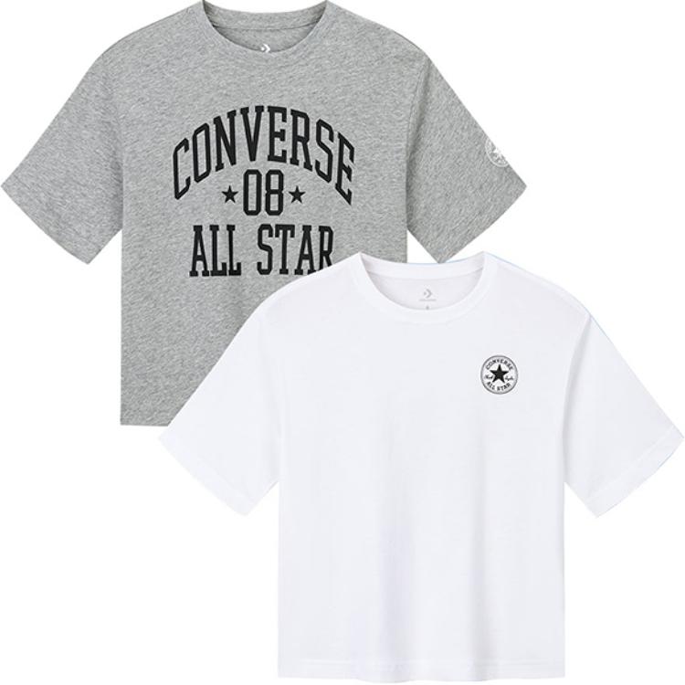 

Футболка All Star 2 шт, для детей 3-7 лет Converse, серый