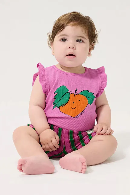 Боди без рукавов Tangerine Bobo Choses, розовый