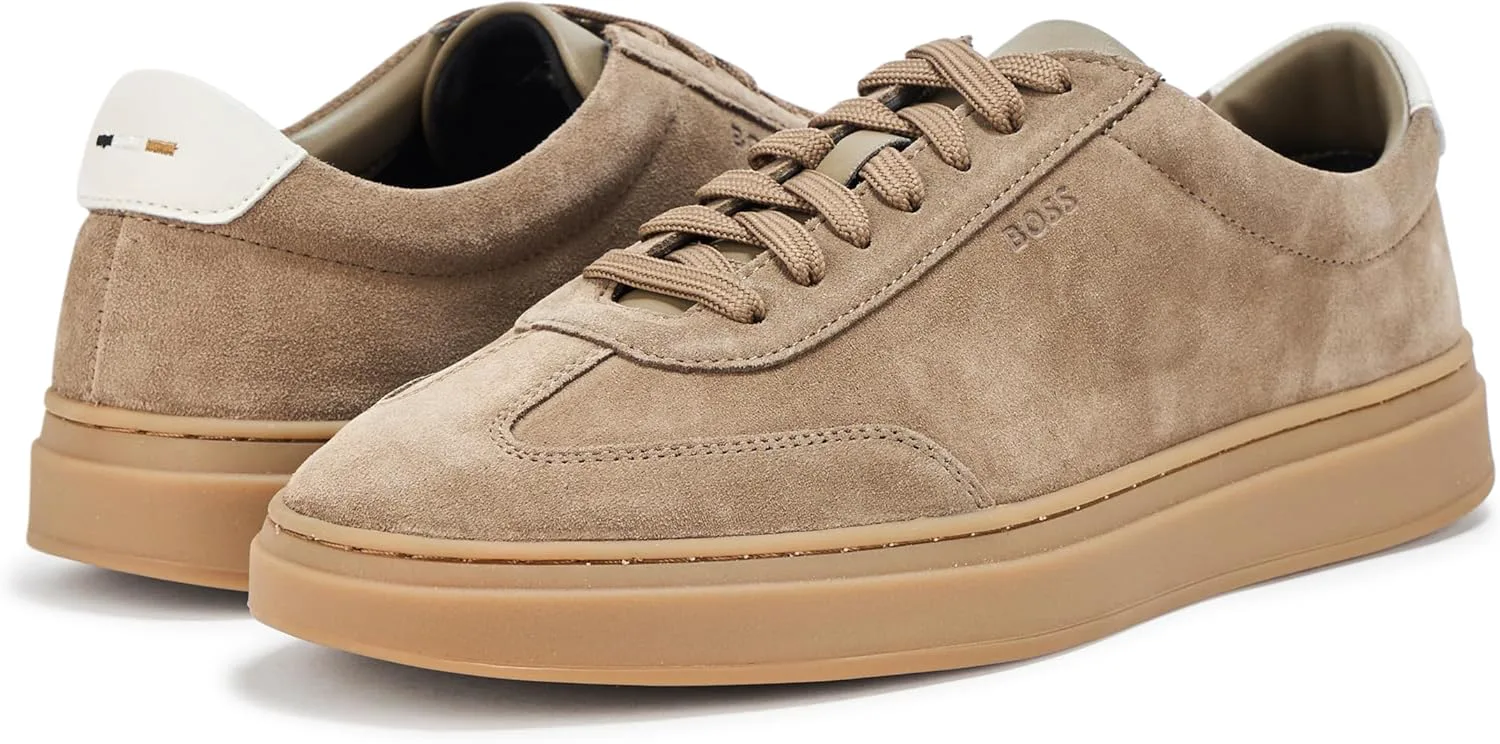 Мужские кроссовки BOSS Kieran с замшевой подошвой — фото 3