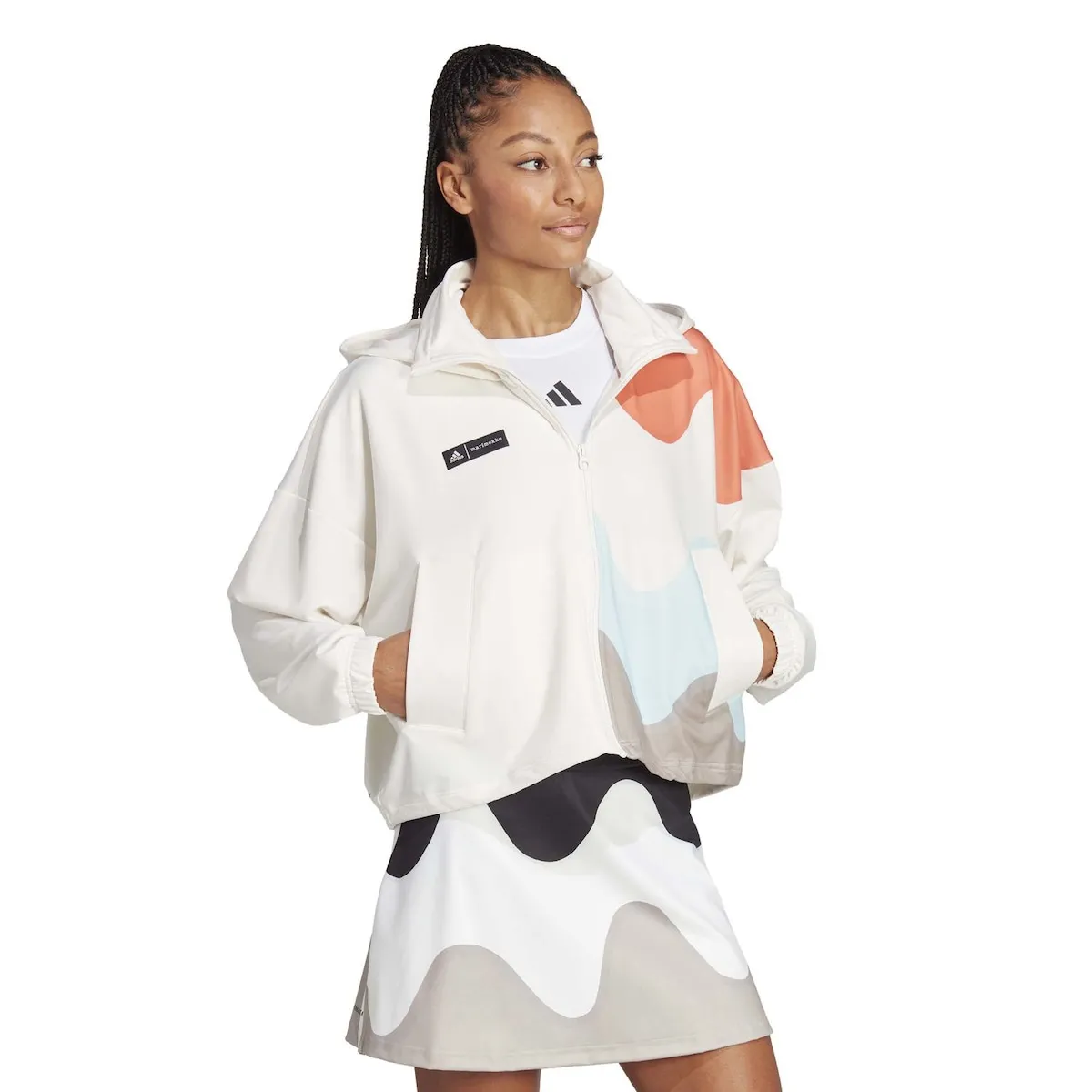 

Женская теннисная куртка T PREMIUM Adidas, белый