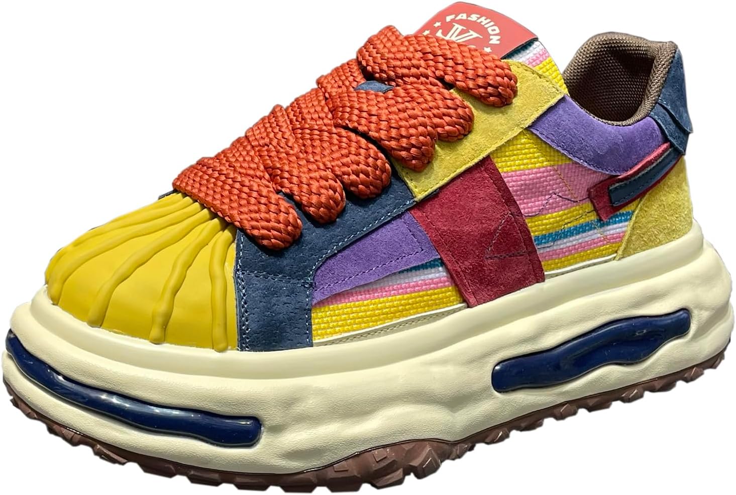 

Мужские повседневные кроссовки на платформе, с цветными вставками, шнуровкой, противоскользящие, для ходьбы с эффектом увеличения роста Lanverth, хаки