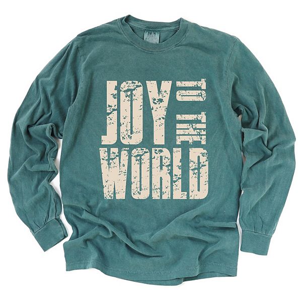 

Футболка с длинным рукавом Joy to the world block distressed Simply Sage Market, Blue Spruce, Зеленый, Футболка с длинным рукавом Joy to the world block distressed Simply Sage Market, Blue Spruce