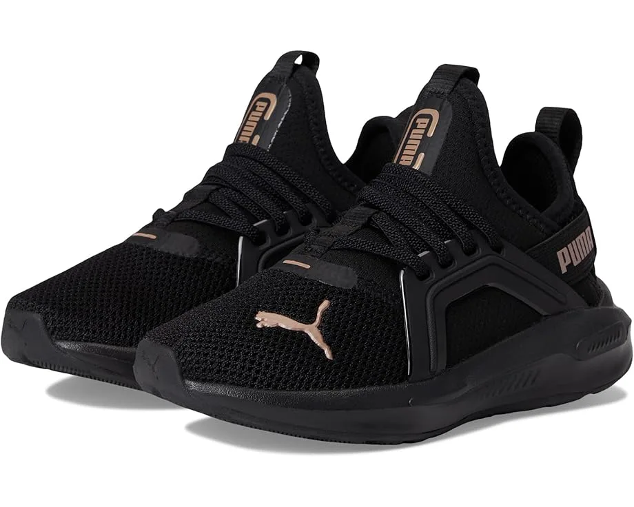 Кроссовки PUMA Kids Softride Enzo Alternative Closure (Little Kid), Puma Black/Rose Gold
