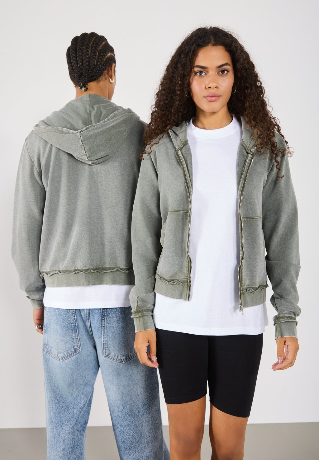 

Толстовка на молнии UNISEX YOURTURN, хаки