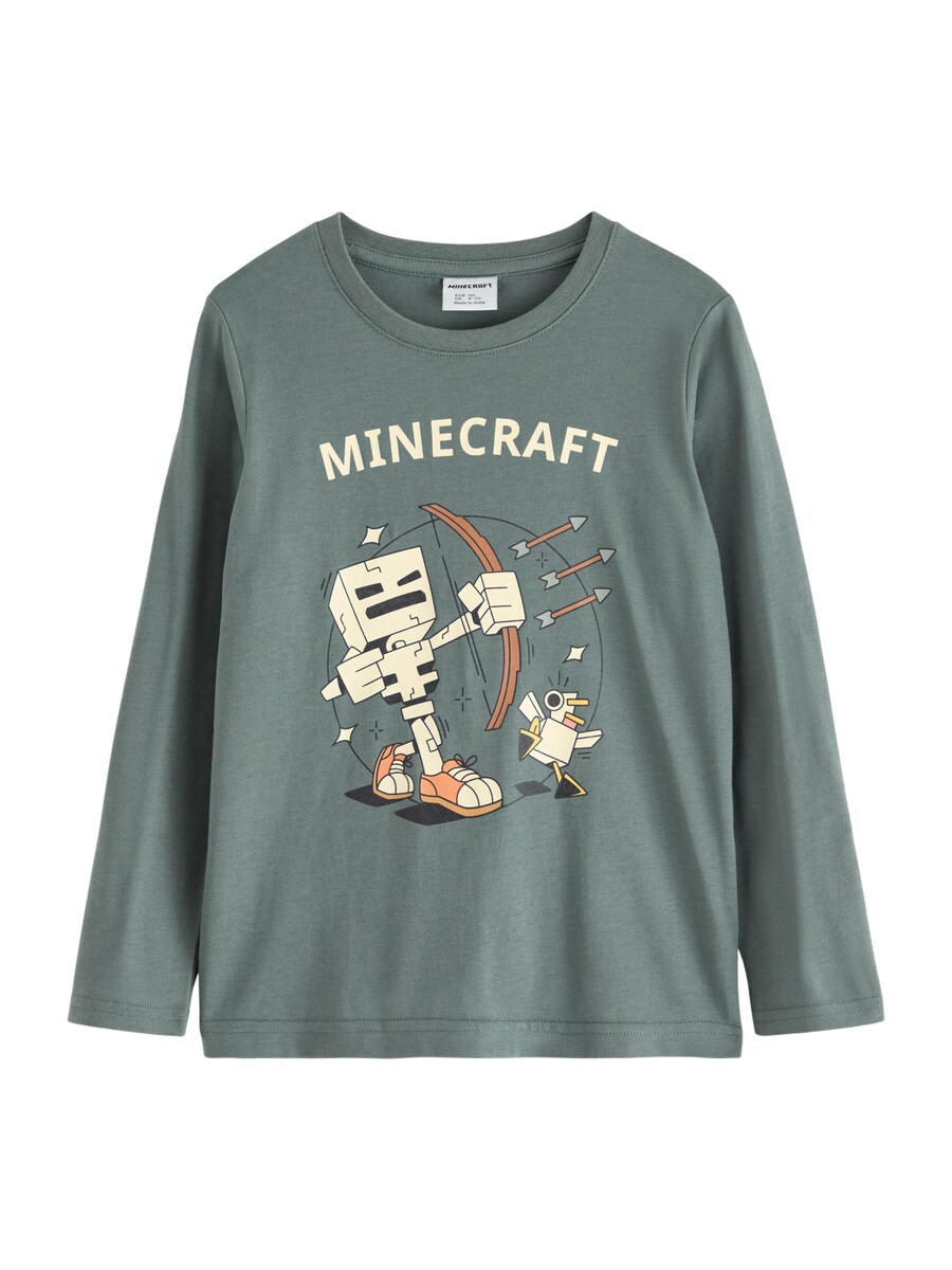 

Лонгслив Lindex Minecraft, Dark green