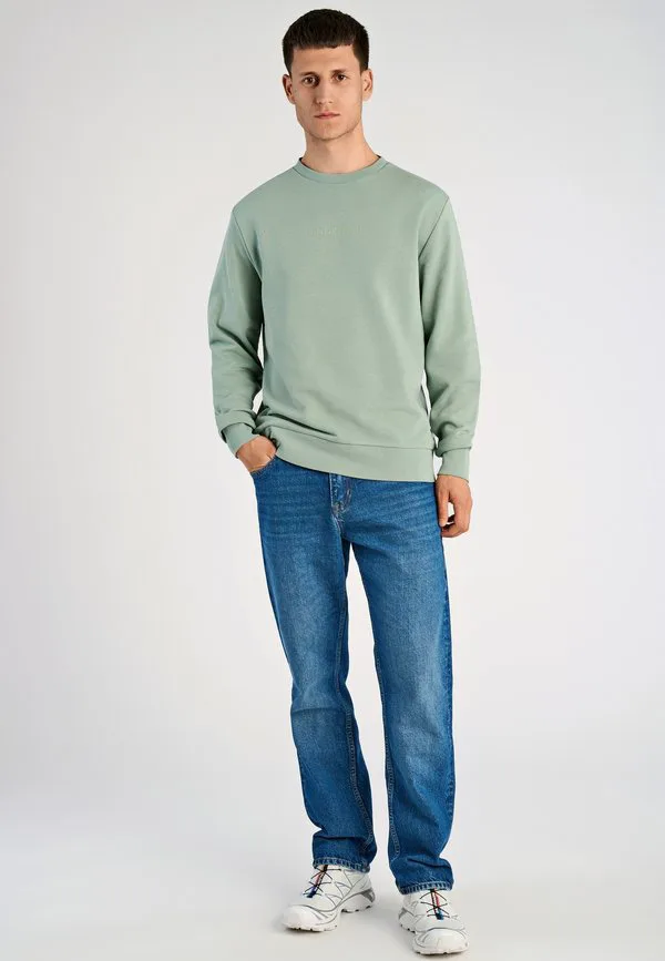 

Толстовка с логотипом на груди и воротником Lindbergh, Sage Green, Зеленый, Толстовка с логотипом на груди и воротником Lindbergh, Sage Green