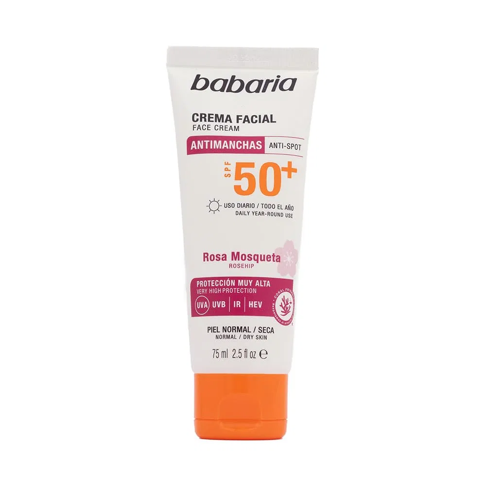 Солнцезащитный флюид для лица и декольте «Anti-Stain» SPF 50+ от Babaria, 75 мл Babaria