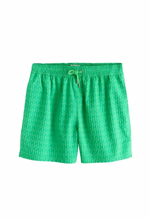 Плавки Next Regular fit textured 5 inch swim shorts, ярко-зеленый — фото 3