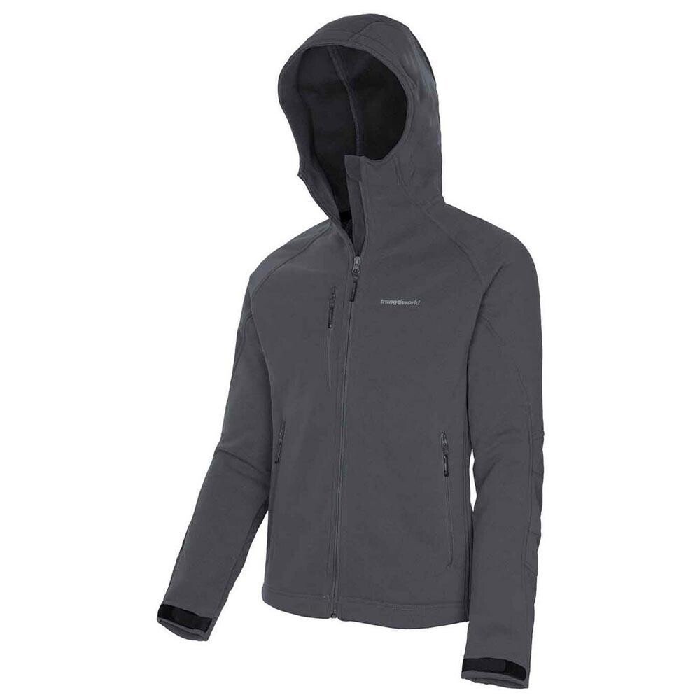 

Толстовка на молнии Trangoworld Mendilaz Hooded, серый