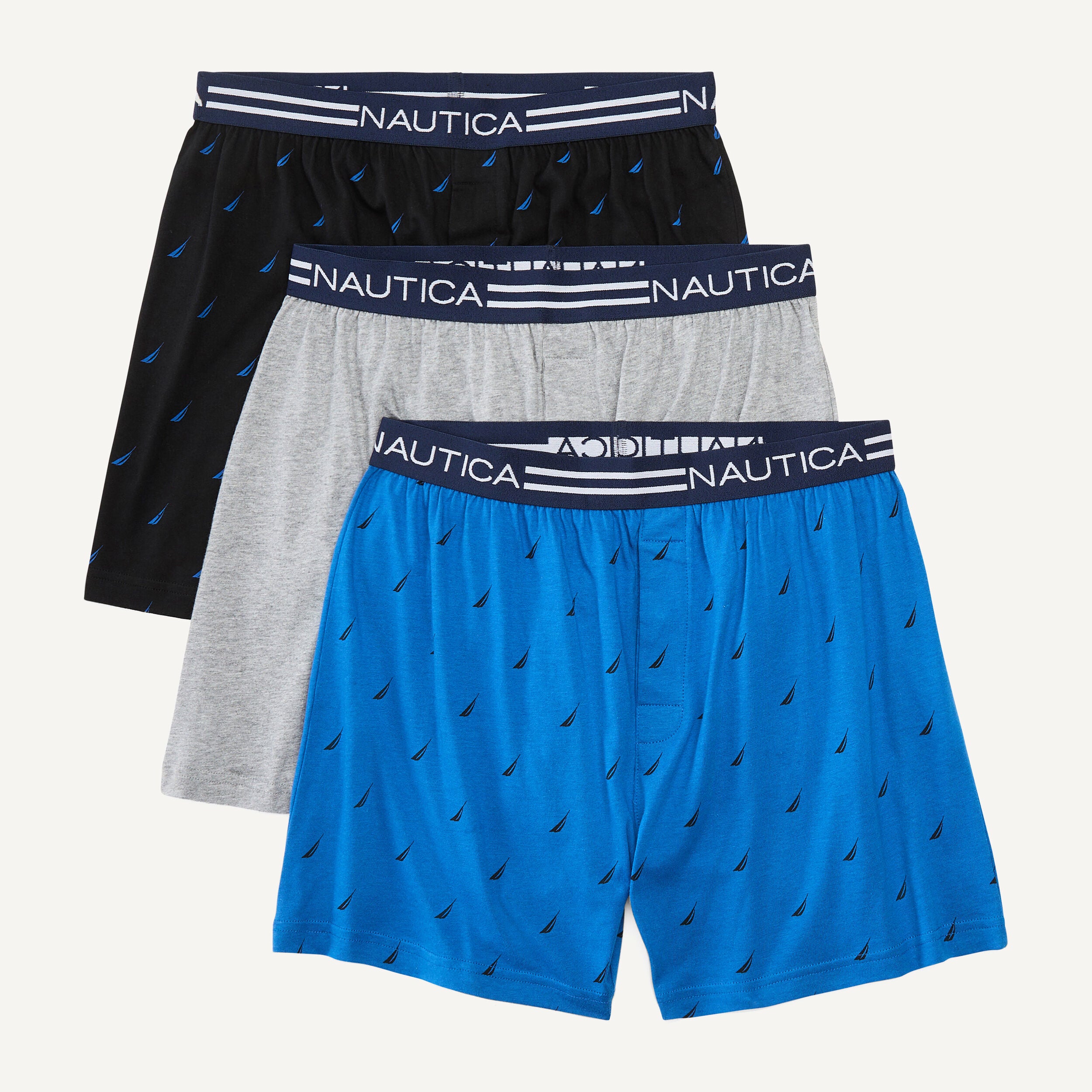 

Мужские боксеры Nautica Solid Knit, 3 шт. в упаковке, цвет breezy blue