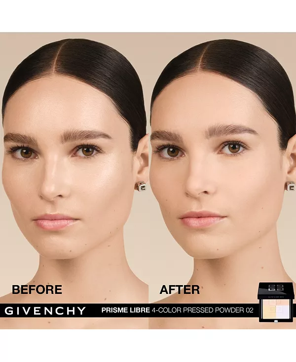 Prisme libre ультра-размывающая и корректирующая цвет компактная пудра Givenchy, 02- satin blanc (for light complexions) — фото 3
