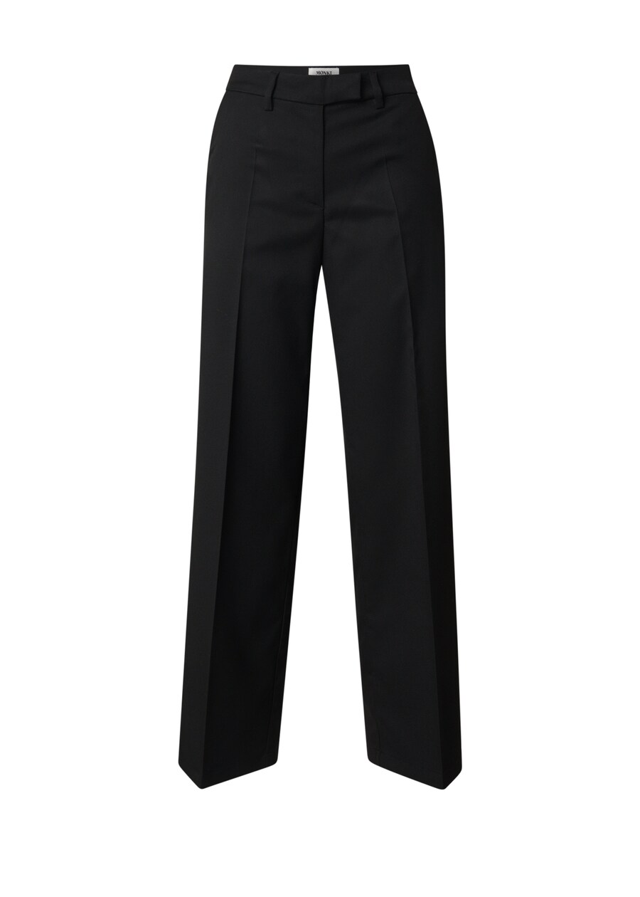 

Обычные плиссированные брюки Monki, Black